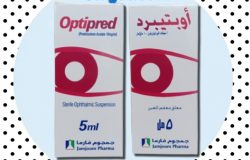 قطرة أوبتيبرد Optipred لعلاج التهاب العين