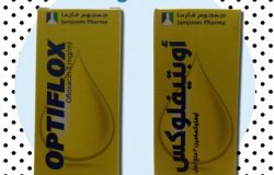 قطرة أوبتيفلوكس OPTIFLOX لعلاج التهاب العين نتيجة عدوى بكتيرية