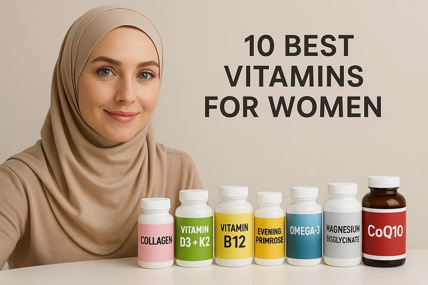 أفضل 10 فيتامينات للسيدات | موصى بها لصحة المرأة