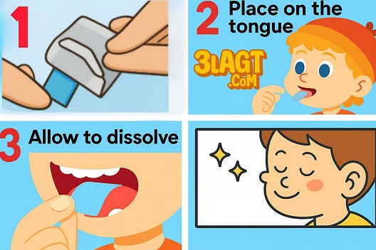 شرح بالصور طريقة تناول افلام ليمتلس كيدز د3 + ك2 ODF للأطفال