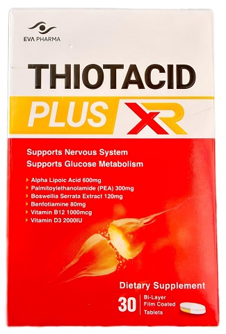 ثيوتاسيد بلس اكس ار Thiotacid Plus XR | افضل مكمل للأعصاب؟
